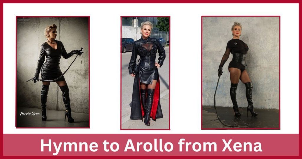 Hymne to Arollo boots from Herrin Xena and her slave