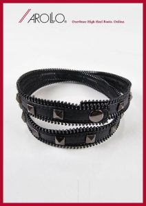 New leather straps Morticia, boot jewelry by Arollo