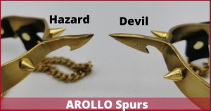 Arollo handmade brass Spurs