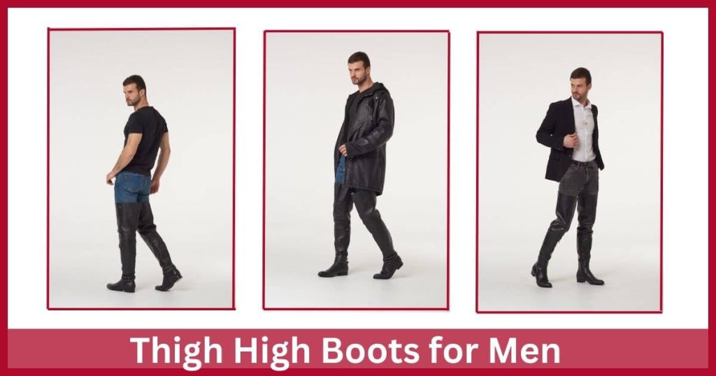 Thigh High Boots for Men by Arollo